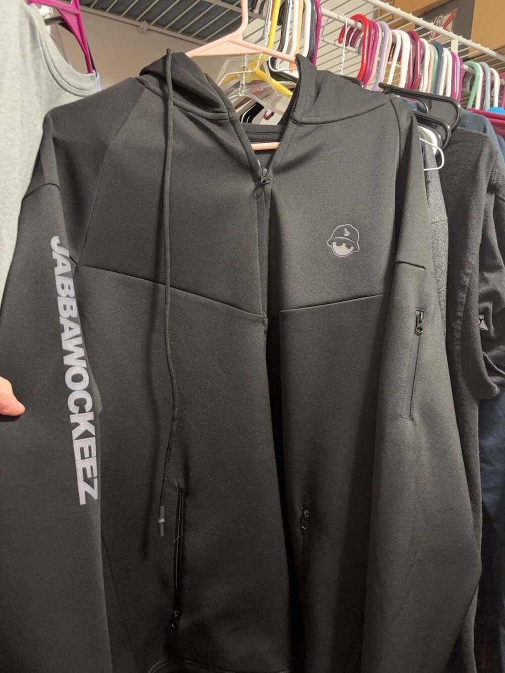 Jabbawockeez Tech Fleece Zip-Up Hoodie Black